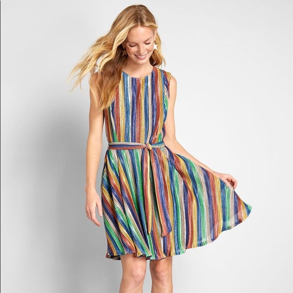 ModCloth "Shimmer and Shine" mini dress